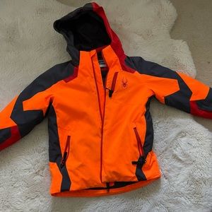 Spyder Boys Insulated Ski Jacket (size 8)